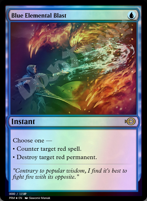 Blue Elemental Blast (SS1) FOIL