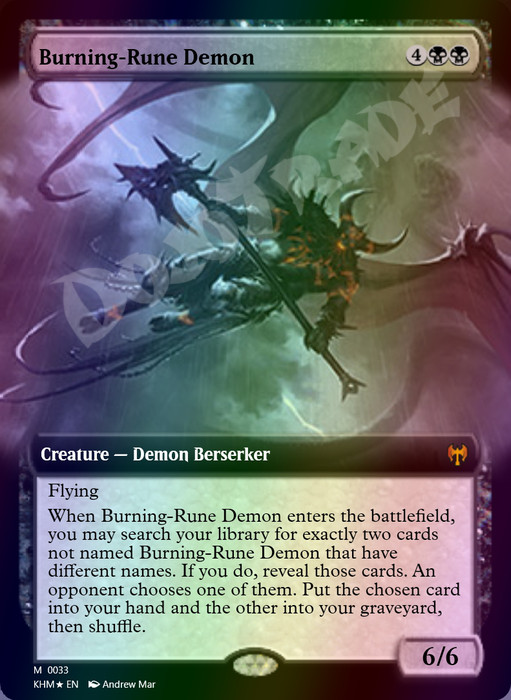 Burning-Rune Demon FOIL
