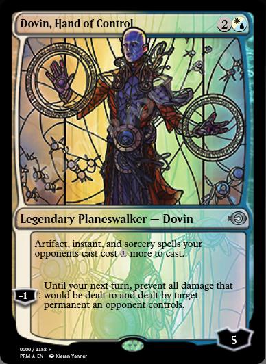 Dovin, Hand of Control (Stained Glass) FOIL
