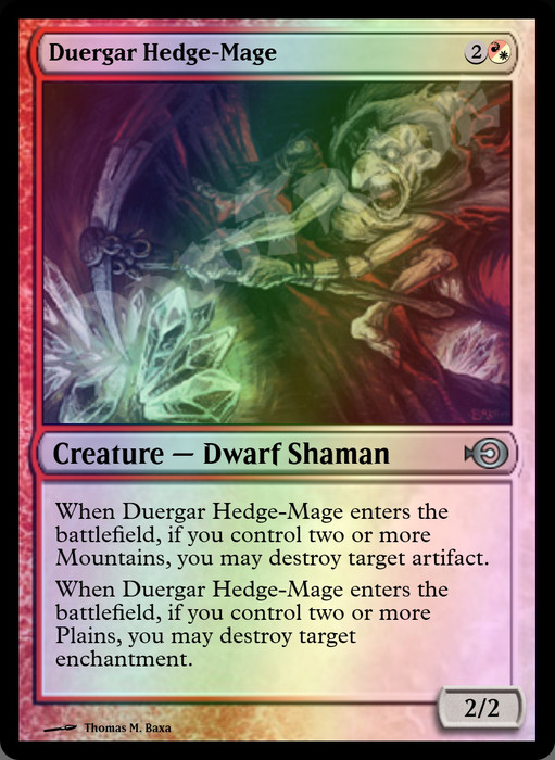 Duergar Hedge-Mage FOIL