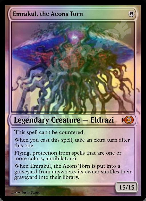 Emrakul, the Aeons Torn (Prerelease) FOIL