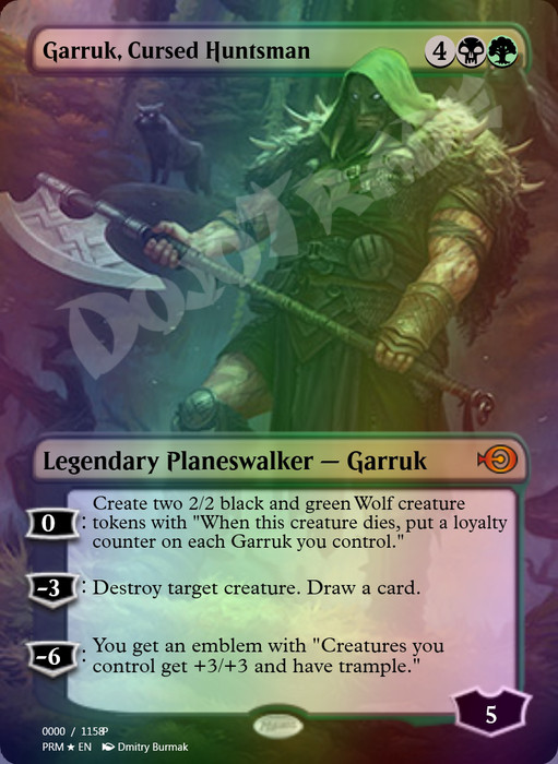 Garruk, Cursed Huntsman FOIL