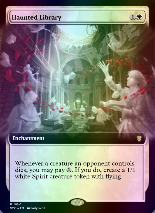 Haunted Library FOIL