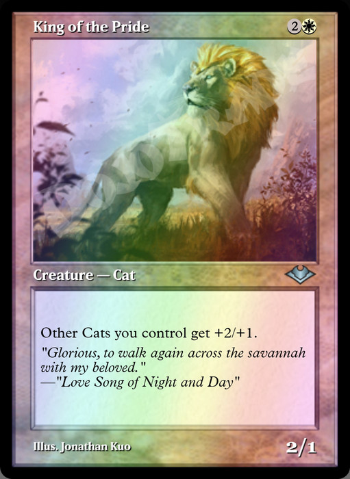 King of the Pride FOIL