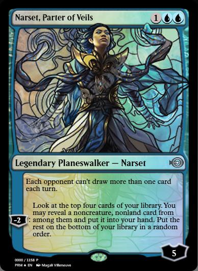 Narset, Parter of Veils (Stained Glass) FOIL