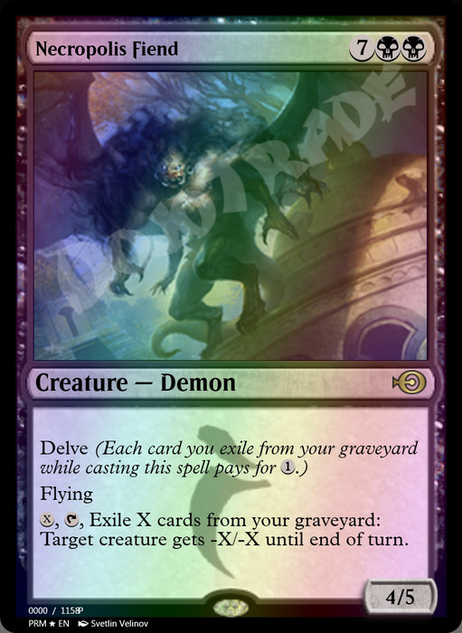 Necropolis Fiend FOIL