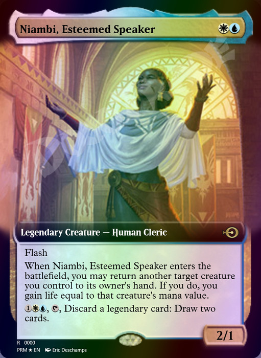 Niambi, Esteemed Speaker FOIL