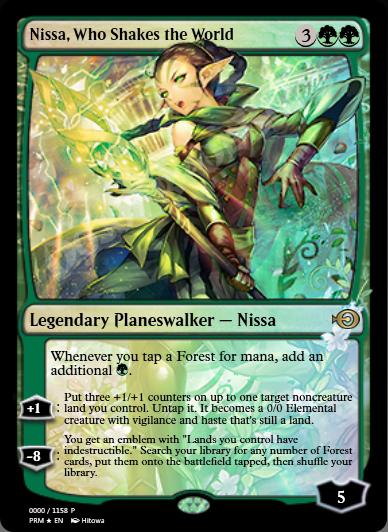 Nissa, Who Shakes the World (Japanese) FOIL