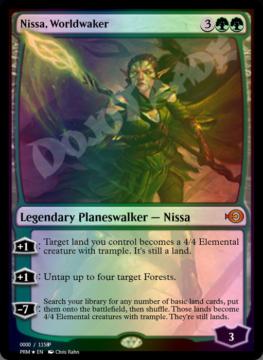 Nissa, Worldwaker FOIL