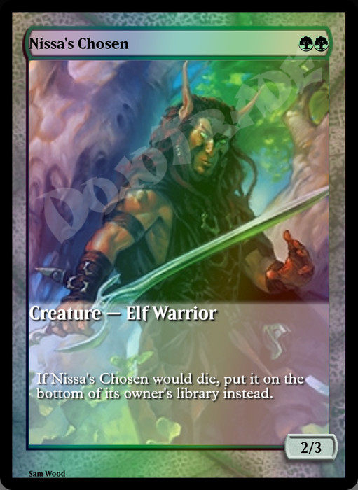 Nissa's Chosen FOIL