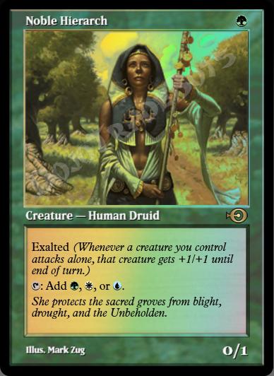 Noble Hierarch (Original Art) FOIL