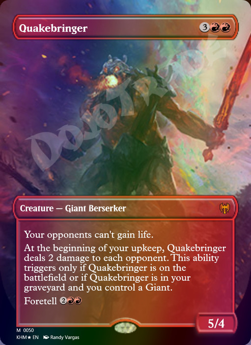 Quakebringer FOIL