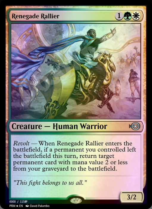 Renegade Rallier FOIL