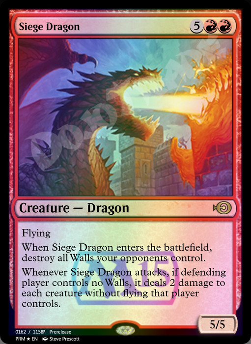 Siege Dragon FOIL