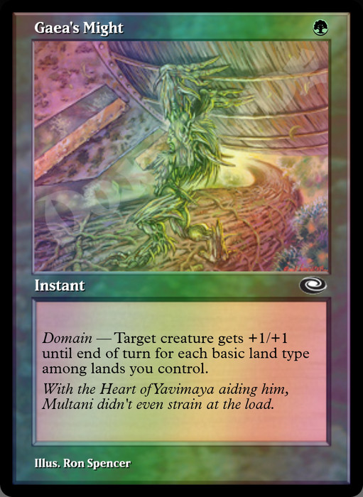 Gaea's Might FOIL