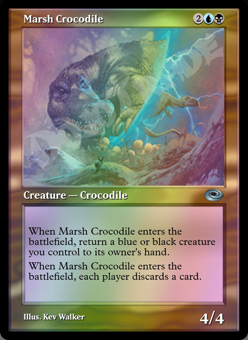 Marsh Crocodile FOIL