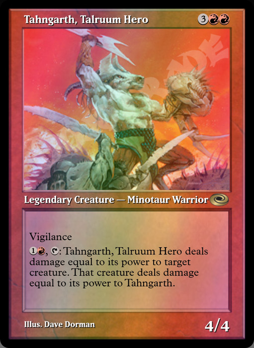 Tahngarth, Talruum Hero FOIL