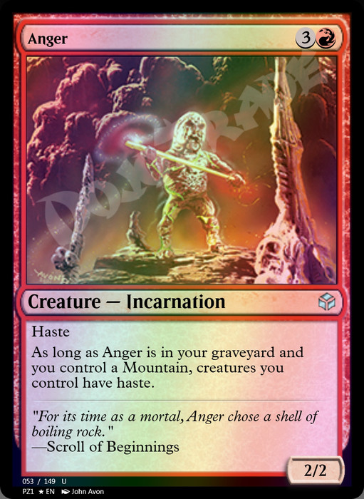 Anger FOIL