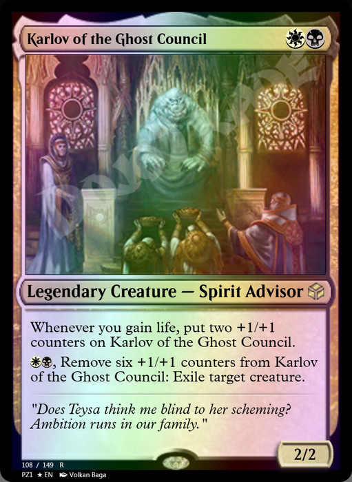 Karlov of the Ghost Council FOIL