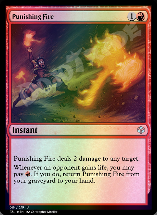 Punishing Fire FOIL