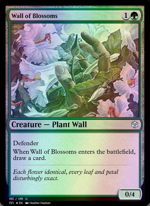 Wall of Blossoms FOIL