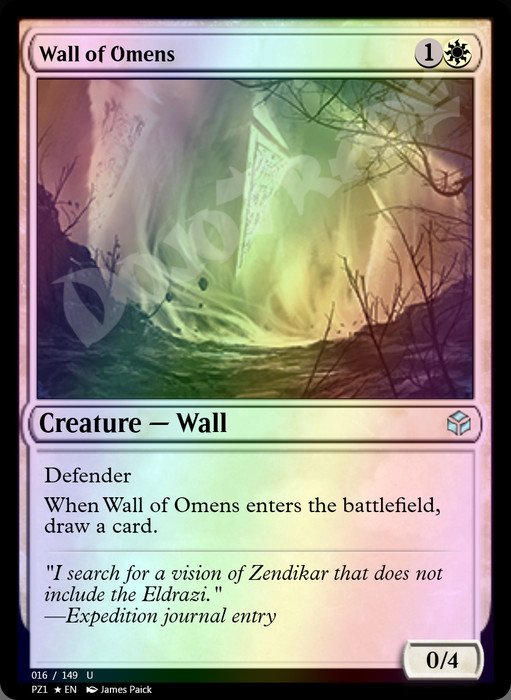 Wall of Omens FOIL