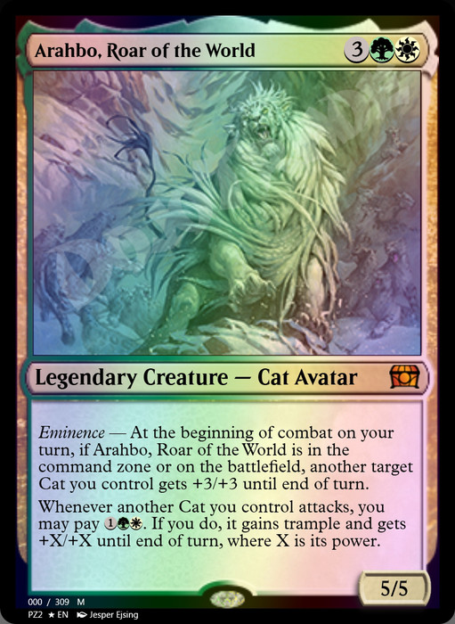 Arahbo, Roar of the World FOIL