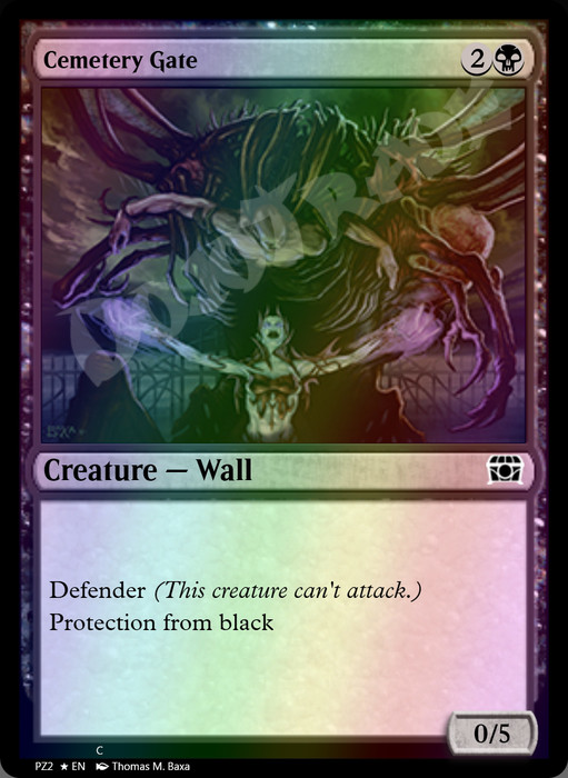 Cemetery Gate FOIL