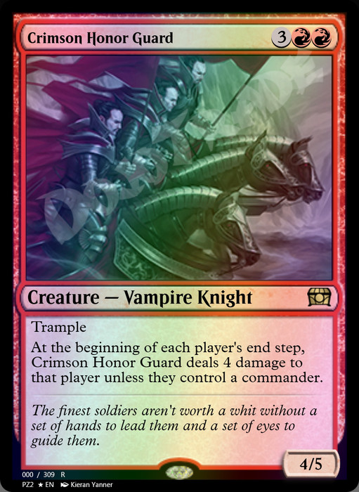 Crimson Honor Guard FOIL