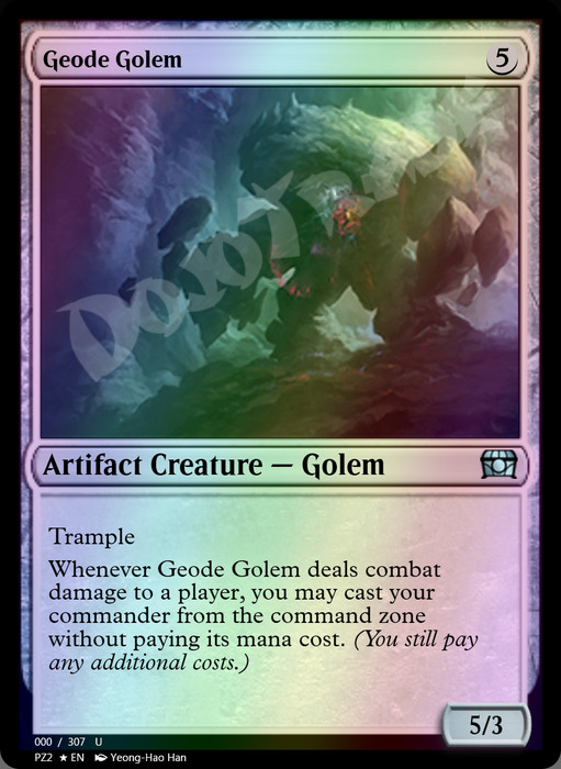 Geode Golem FOIL