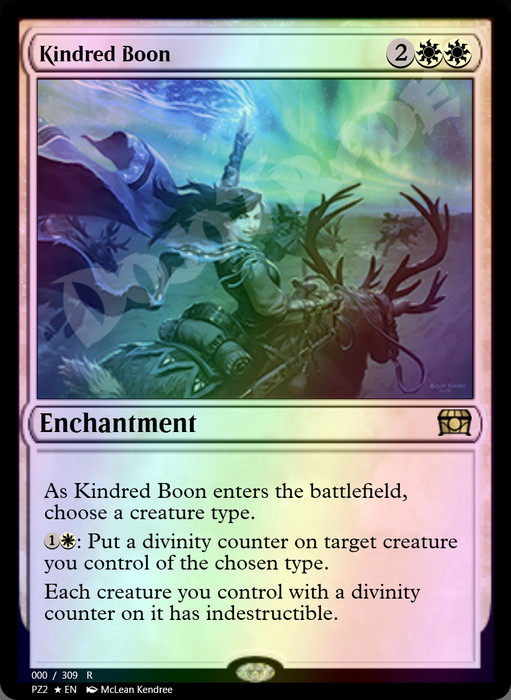 Kindred Boon FOIL