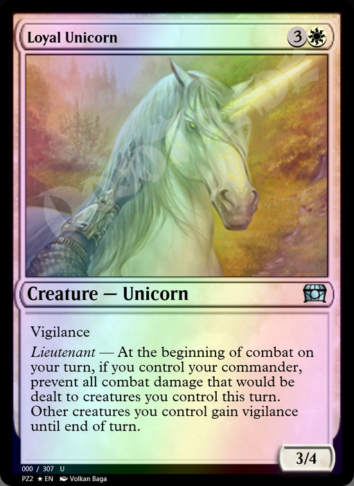 Loyal Unicorn FOIL