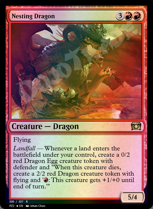 Nesting Dragon FOIL