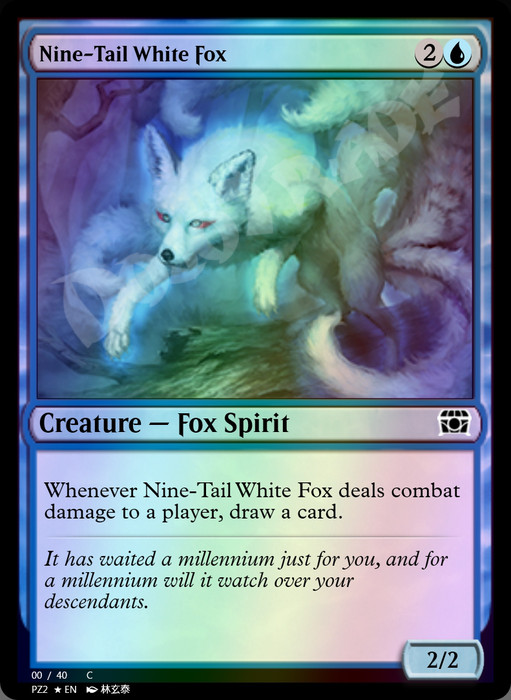 Nine-Tail White Fox FOIL