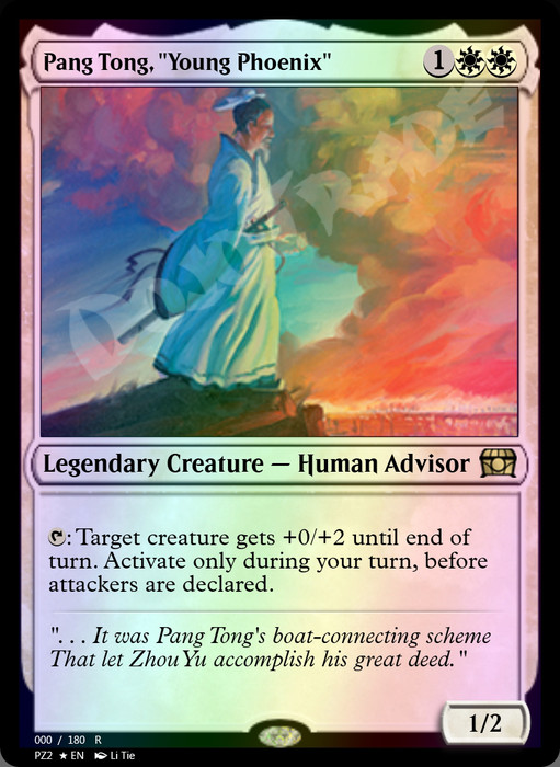 Pang Tong, "Young Phoenix" FOIL