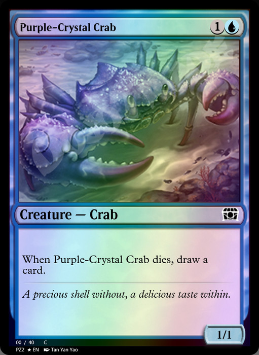 Purple-Crystal Crab FOIL