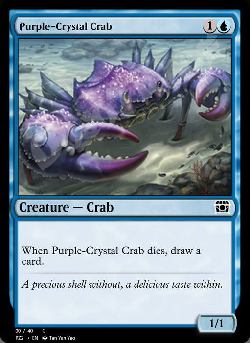 Purple-Crystal Crab