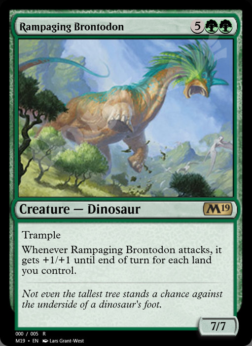 Rampaging Brontodon