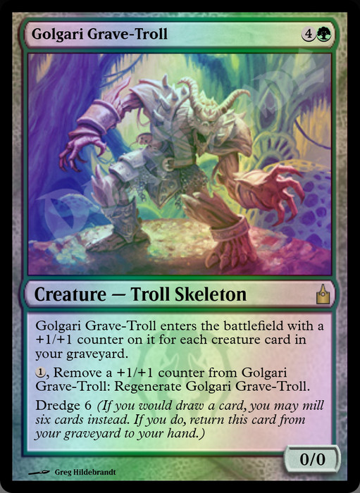 Golgari Grave-Troll FOIL
