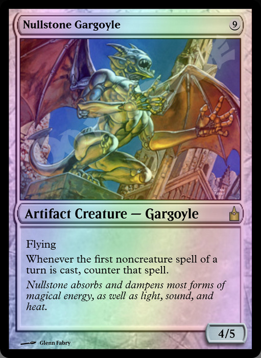 Nullstone Gargoyle FOIL