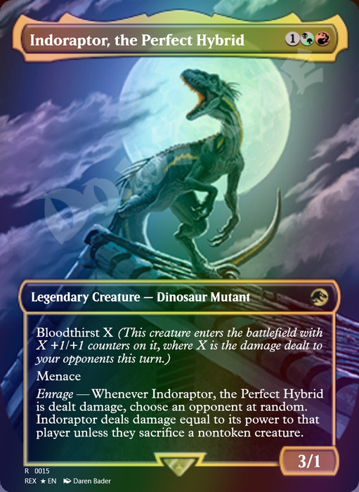 Indoraptor, the Perfect Hybrid FOIL