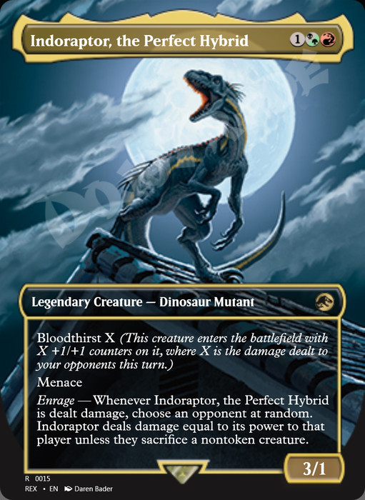 Indoraptor, the Perfect Hybrid