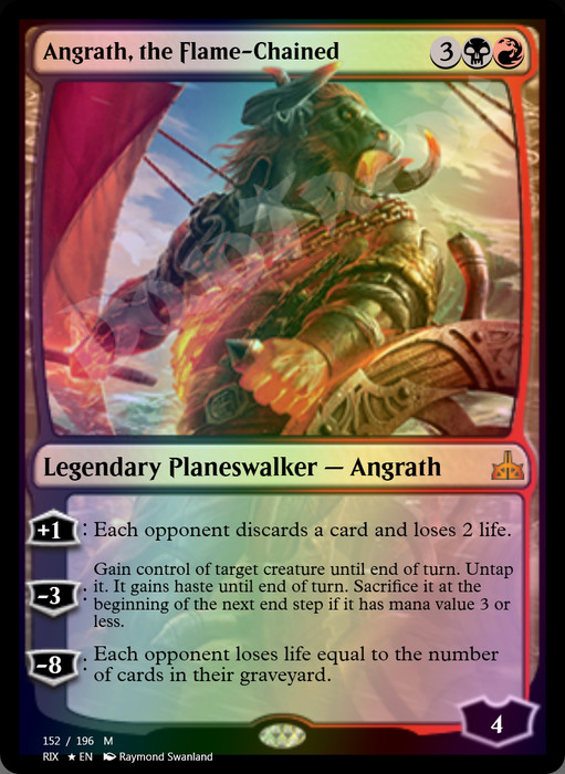 Angrath, the Flame-Chained FOIL