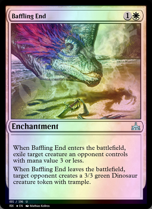 Baffling End FOIL