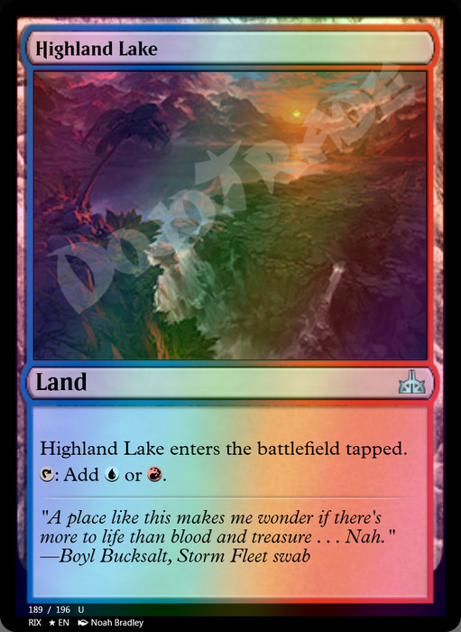 Highland Lake FOIL
