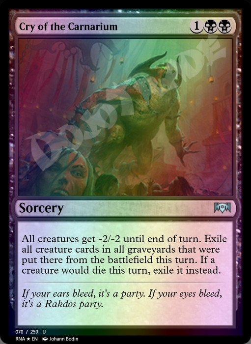 Cry of the Carnarium FOIL