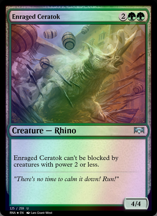 Enraged Ceratok FOIL