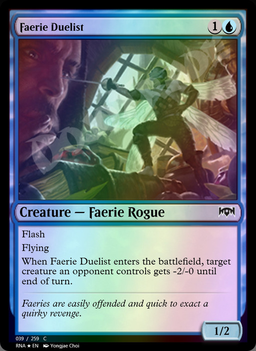 Faerie Duelist FOIL