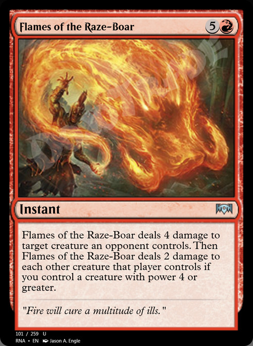 Flames of the Raze-Boar