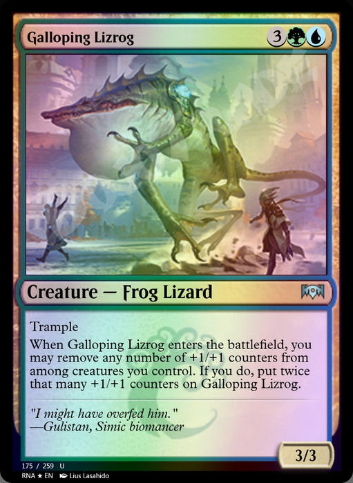 Galloping Lizrog FOIL